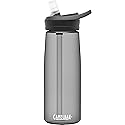 CamelBak Eddy+ Bite Valve Straw Tritan Renew Water Bottle Charcoal 2.0, 25oz