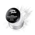 Talc-Free Setting Powder Makeup with Sifter, White Translucent Powder Colorset Powder, Matte Finishing Kimchi Setting Powder for Halloween SFX