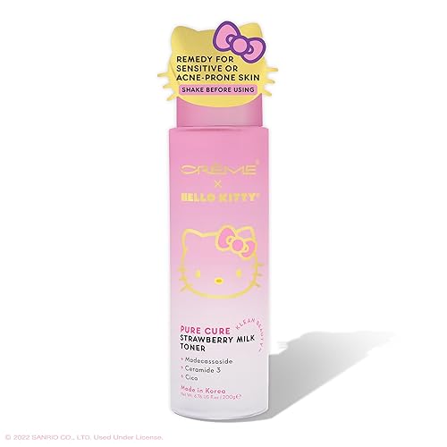 The Crème Shop x Hello Kitty Pure Cure Strawberry Milk Toner - Klean Beauty™