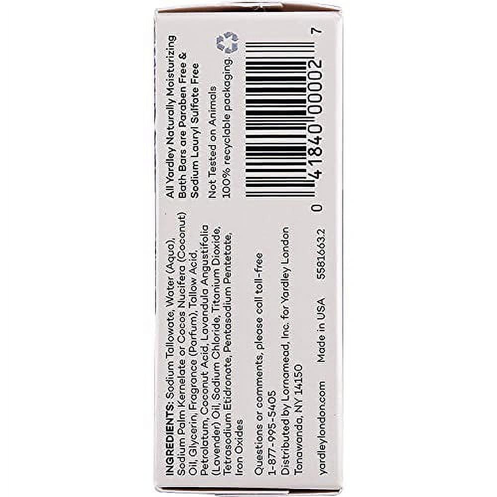 Yardley London English Lavender with Essential Oils Soap Bar, 4.25 Ounce (Pack of 12) Beauty & Personal Care Yardley