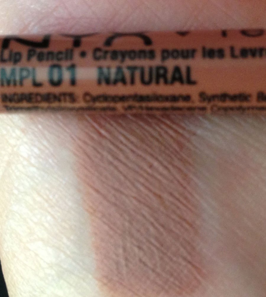 NYX Retractable Lip Liner - MPL 01 - Nude Brown