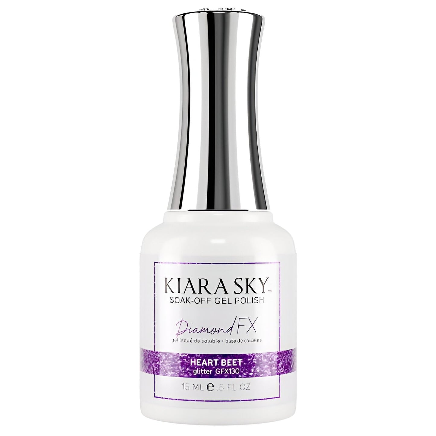 KIARA SKY Soak Off Gel Nail Polish DIAMOND FX 0.5 fl oz, HEART BEET (GFX130) Beauty & Personal Care KIARA SKY