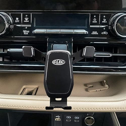 Zchan Car Phone Mount Fit for Toyota Highlander 2020-2025(NOT Grand Highlander/Platinum),Big Phone Friendly,Phone Holder Stand in Air Vent,Customized…