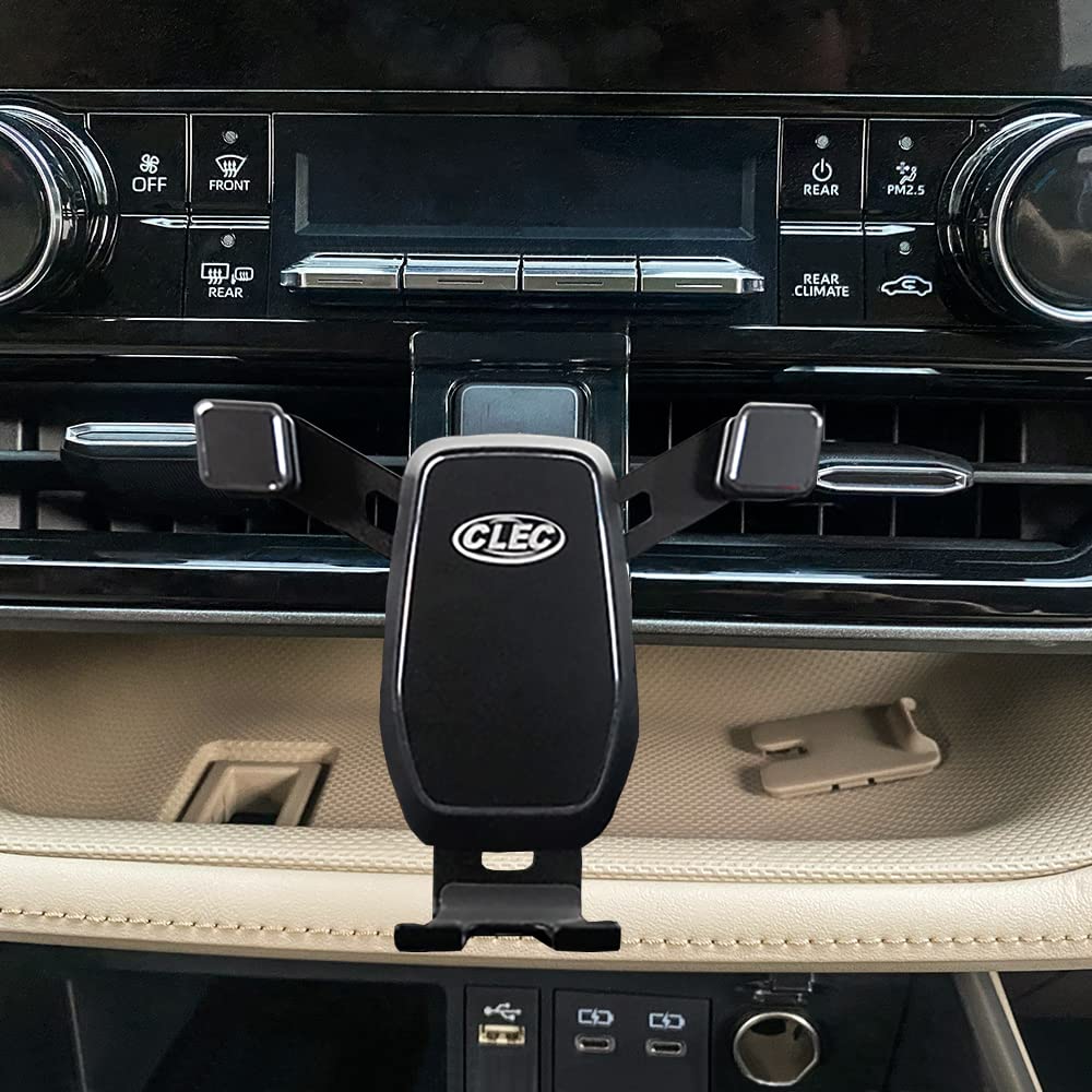 Zchan Car Phone Mount Fit for Toyota Highlander 2020-2025(NOT Grand Highlander/Platinum),Big Phone Friendly,Phone Holder Stand in Air Vent,Customized…