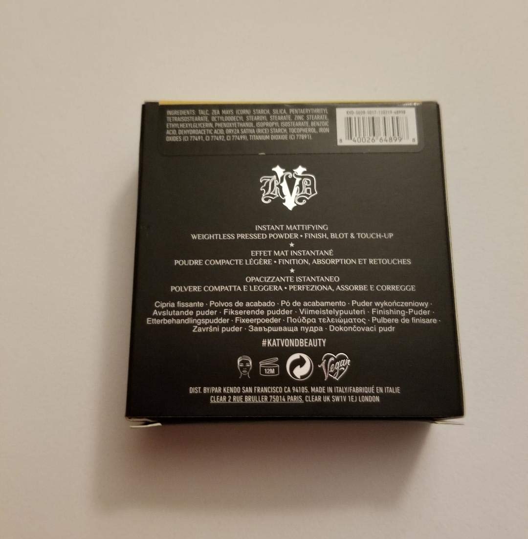KVD Beauty Lock-It Refillable Mattifying Pressed Finishing Powder Light/Medium