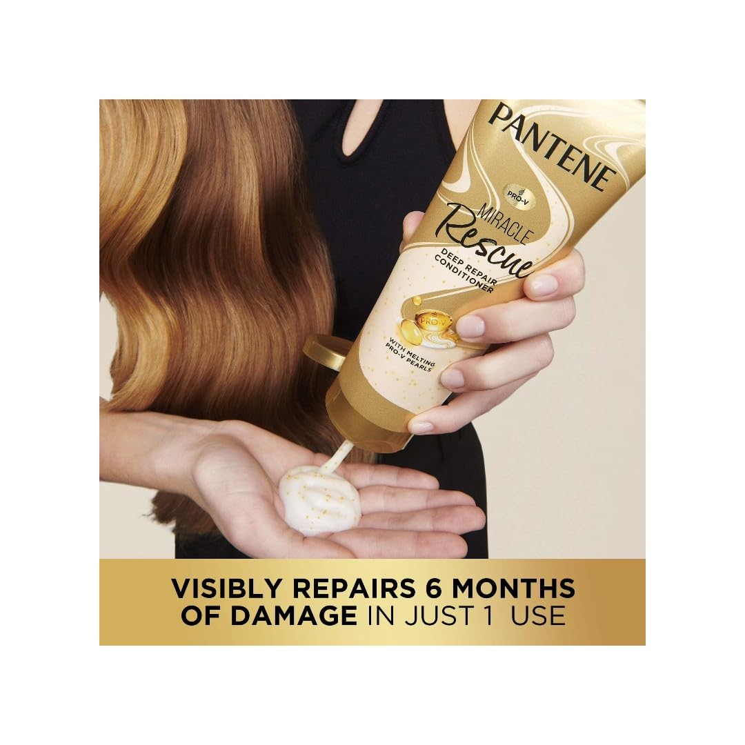Miracle Bond Repair Keratin + Vitamin E Shampoo and Miracle Rescue Deep Repair Conditioner Dual Pack