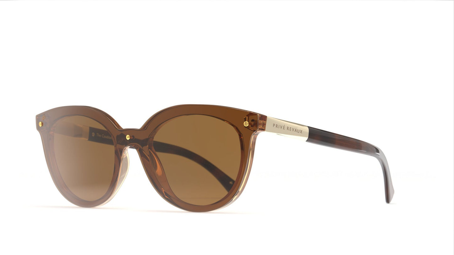 PRIVÉ REVAUX Places We Love Collection The Casablanca Polarized Designer Cat-Eye Sunglasses RandM Colab
