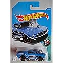 Hot Wheels 2017 Tooned '68 Mustang 124/365, Blue