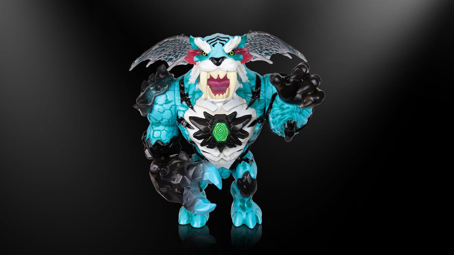 MrBeast Lab Apex Beast Tiger Collector Figure – 6.25" Articulated Action Toy with Chomp Jaw, Extreme Detailing & Premium Packaging (Styles Vary)