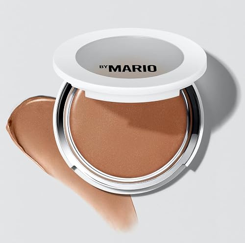 MAKEUP BY MARIO SoftSculpt Transforming Skin Enhancer in Medium Shade 3-in-1 Cream Bronzer Balm, Light to Med Coverage, Dewy Finish, Non-Comedogenic
