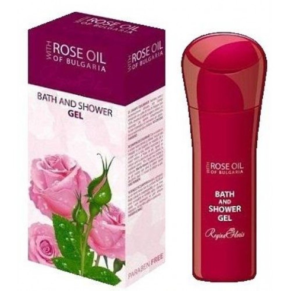 Regina Floris Bath and Shower Gel with 100 % Pure Bulgarian Rose Oil 230ml