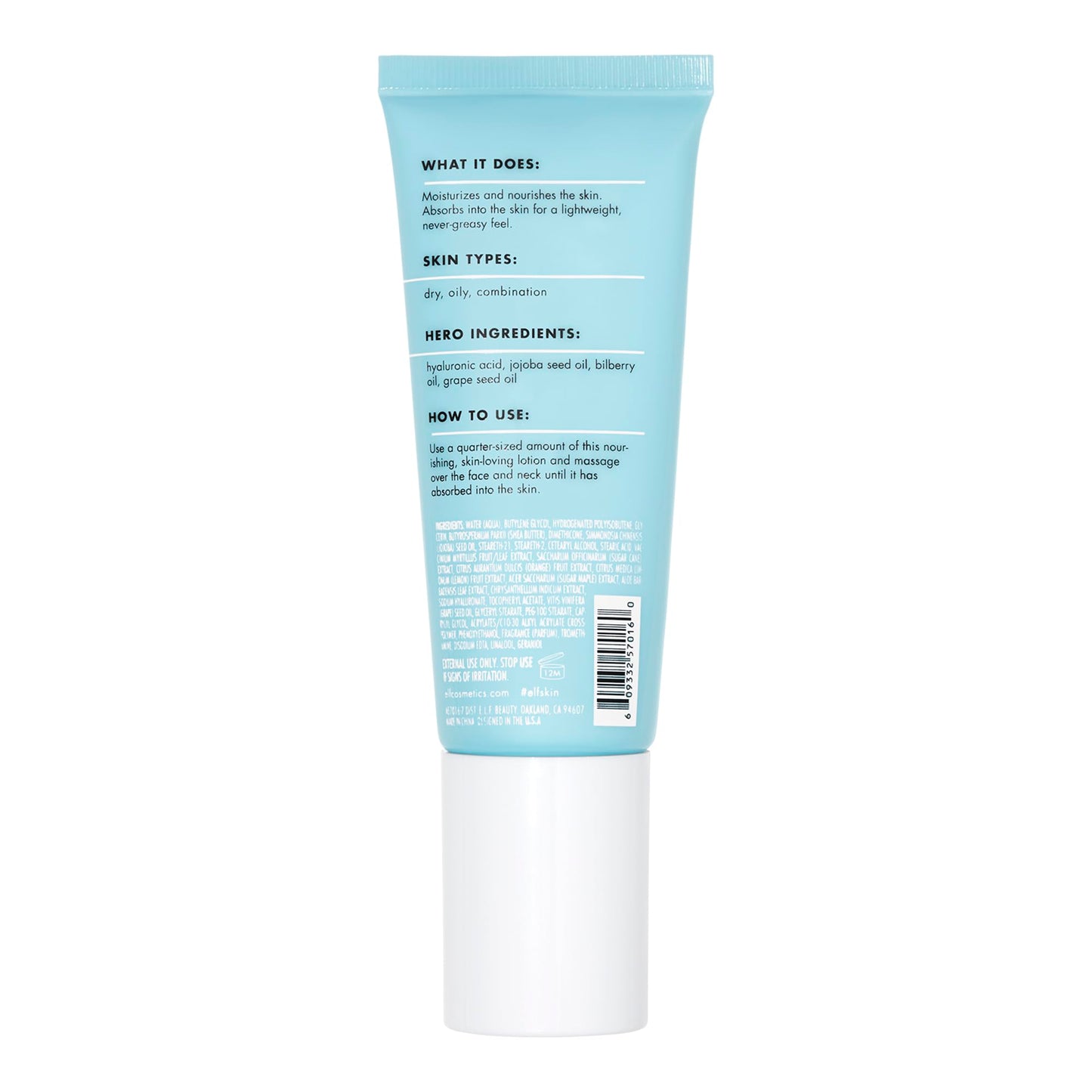 E. L. F. Eyes Lips Face Hydration Moisturizer 2.53 Fl Oz