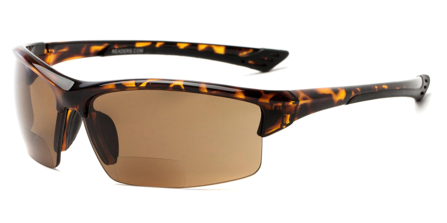 Readers.com Reading Sunglasses: The Roster Bifocal Reading Sunglasses rectangle Style for Men and Women