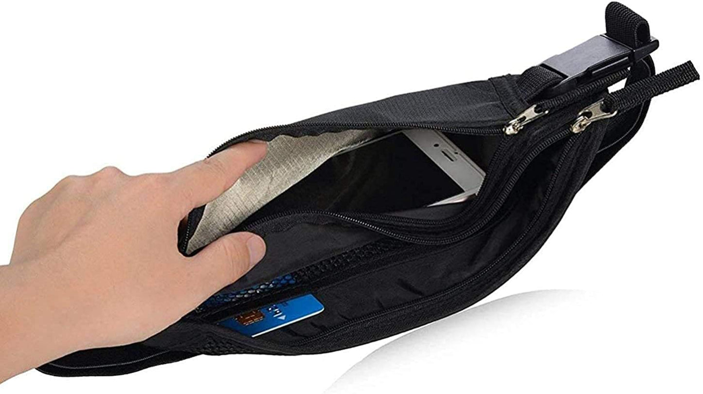 Passport Holder Money Belt – Secure Hidden Travel Wallet & Undercover Fanny Pack with RFID Blocking for Safe Travel