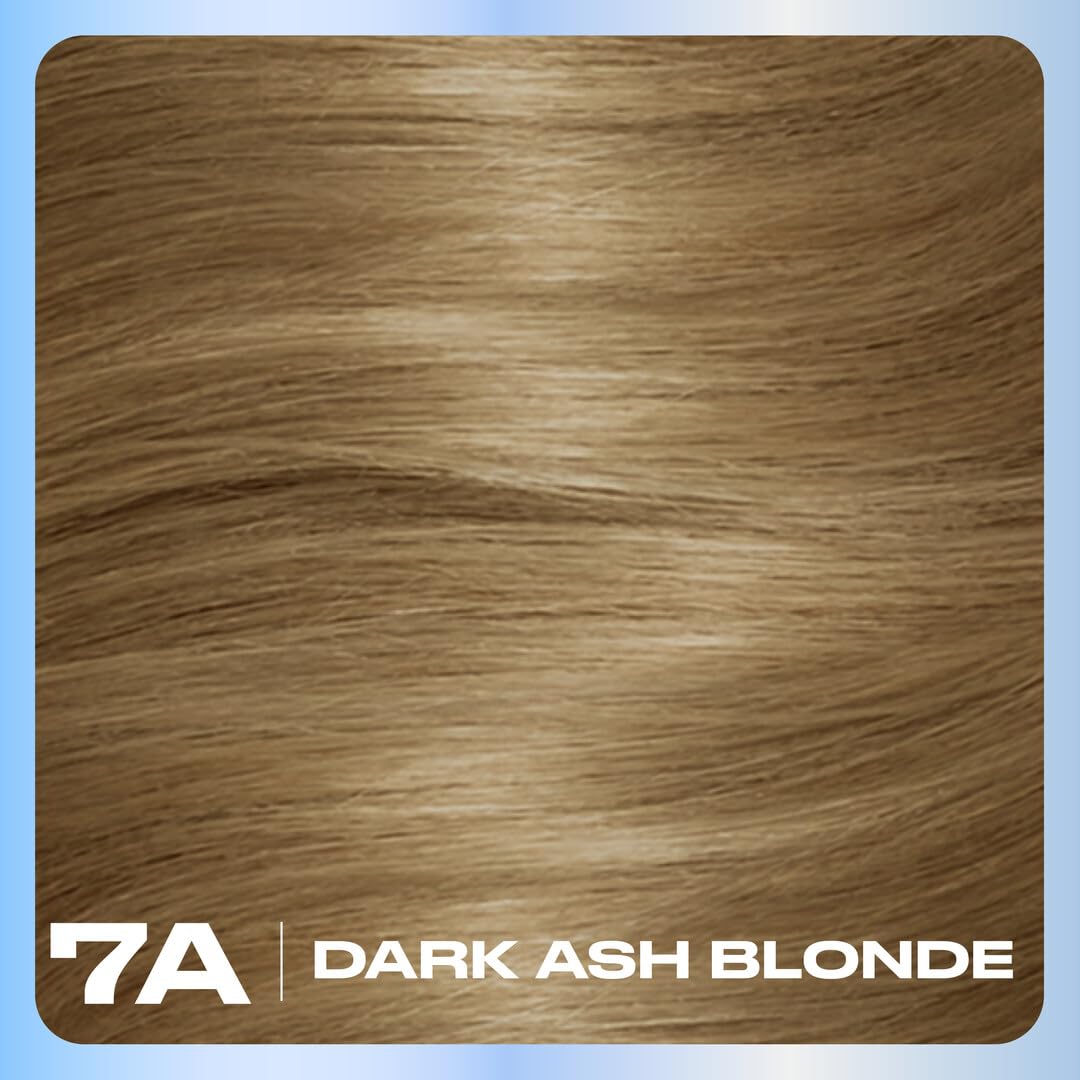 Clairol Nice'n Easy Permanent Hair Dye, 7A/7C Dark Cool Blonde | 100% Gray Coverage | Long?Lasting, Natural?Looking Color & Shine | Pack of 1