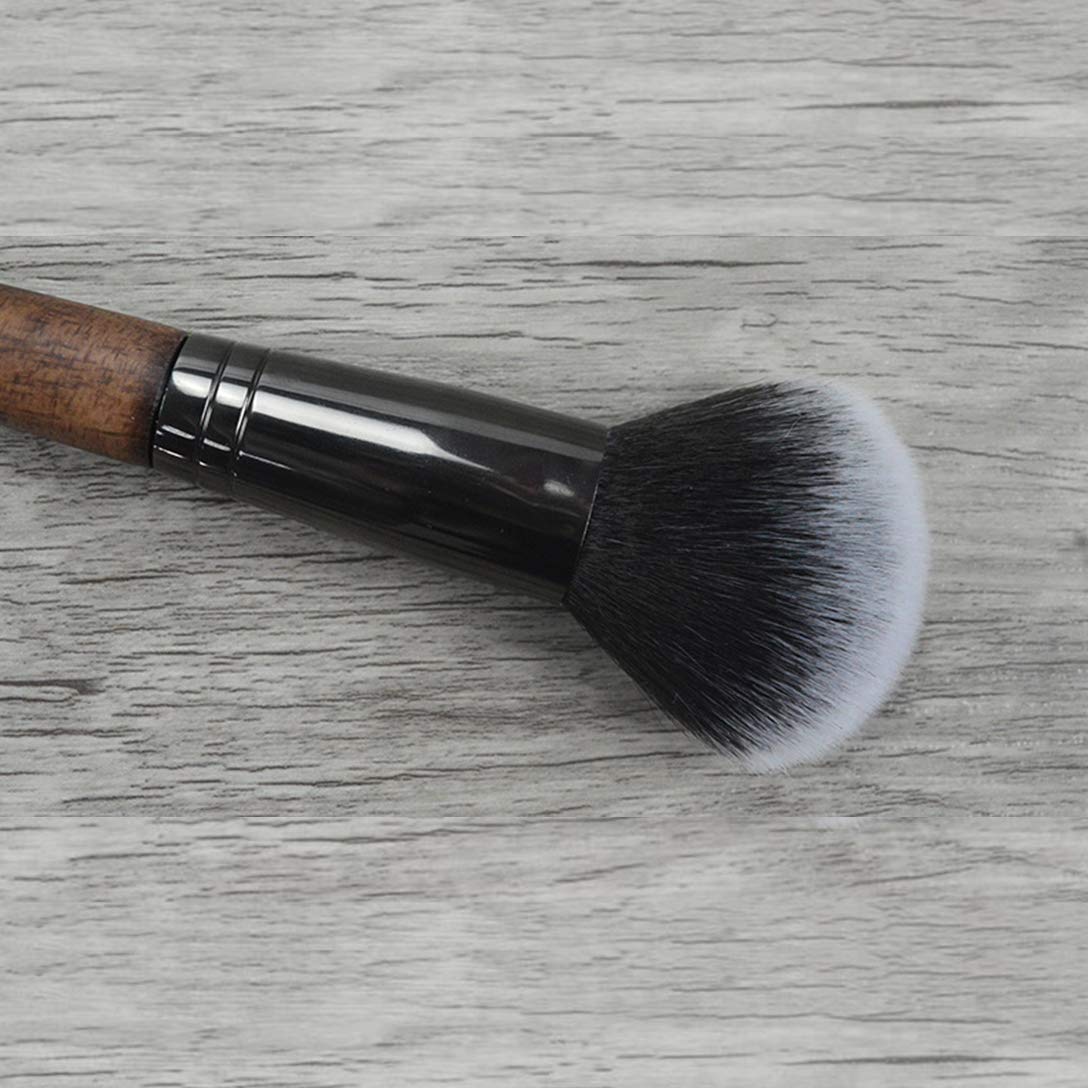 RN BEAUTY Makeup Brush Powder Brush Foundation Blush Bronzer Contour Face Blender Brush Professional Mineral Blending Buffing Kabuki Brushes Thick