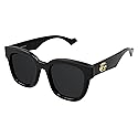 Gucci Women's Oversized Square Sunglasses, Shiny Black, One Size