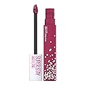 MAYBELLINE New York Super Stay Matte Ink Liquid Lipstick, Transfer Proof, Long Lasting, Limited Edition Birthday Cake Scented Shades, Party Goer, 0.17