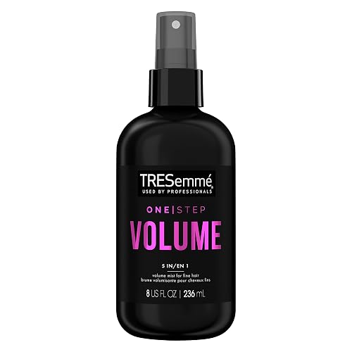 TRESemmé One Step 5-in-1 Volumizing Hair Styling Mist For Fine Hair One Step Volume Hair Care Product for Soft, Weightless Volume 8 oz