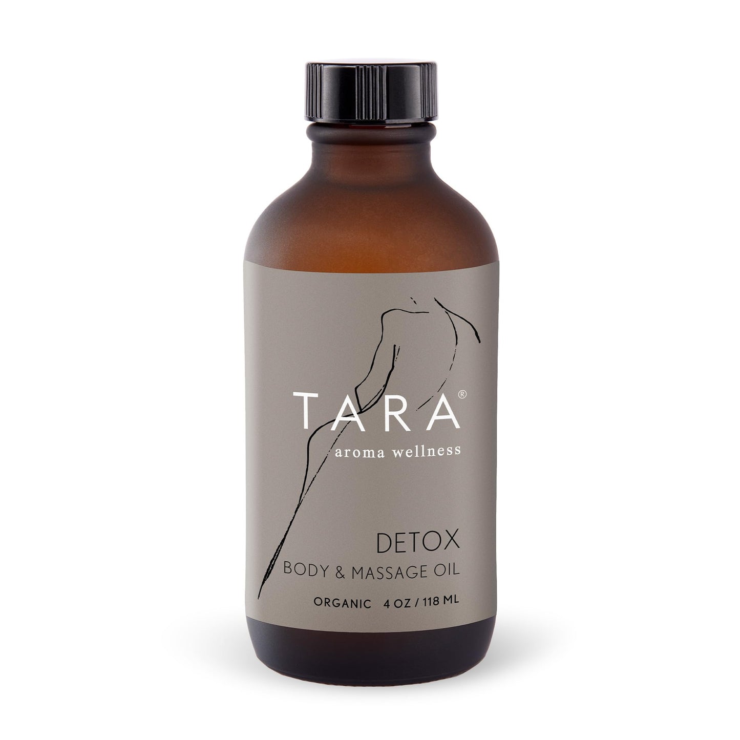 TARA Spa Therapy Detox Body & Massage Oil - Premium Organic Oil for Purification & Rejuvenation, 100% Pure Essential Oils, Juniper, Grapefruit