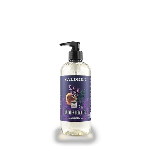 Caldrea Hand Wash Soap, Aloe Vera Gel, Olive Oil And Essential Oils To Cleanse And Condition, Lavender Cedar Leaf Scent, 10.8 Oz Beauty & Personal Care Caldrea