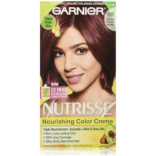 Garnier Nutrisse Nourishing Color Creme - 56 Medium Reddish Brown 1 Each (Pack of 5)