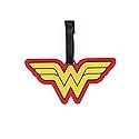 Silver Buffalo DC Comics Wonder Woman Symbol Luggage Tag and Suitcase Label, 4 x 4 inches