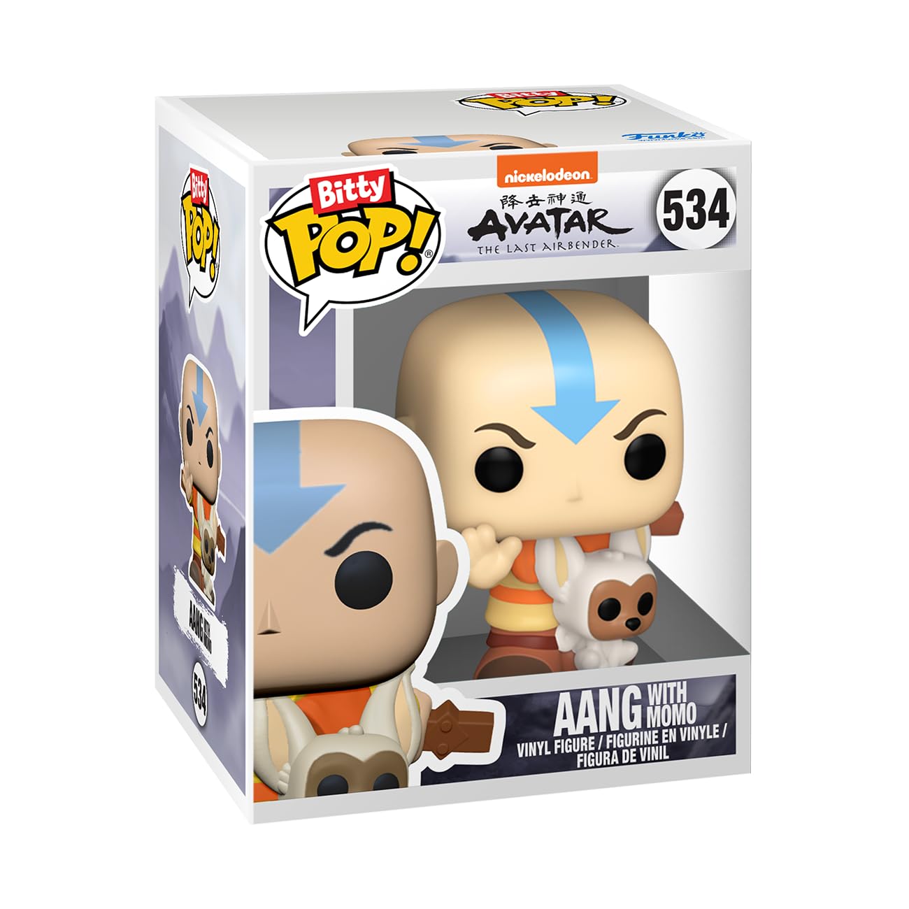 Funko Bitty Pop! Avatar: The Last Airbender - Aang, Appa, Toph, & A Surprise Mystery Mini Figure - 0.9 Inch (2.2 Cm) Collectable - Stackable Display…