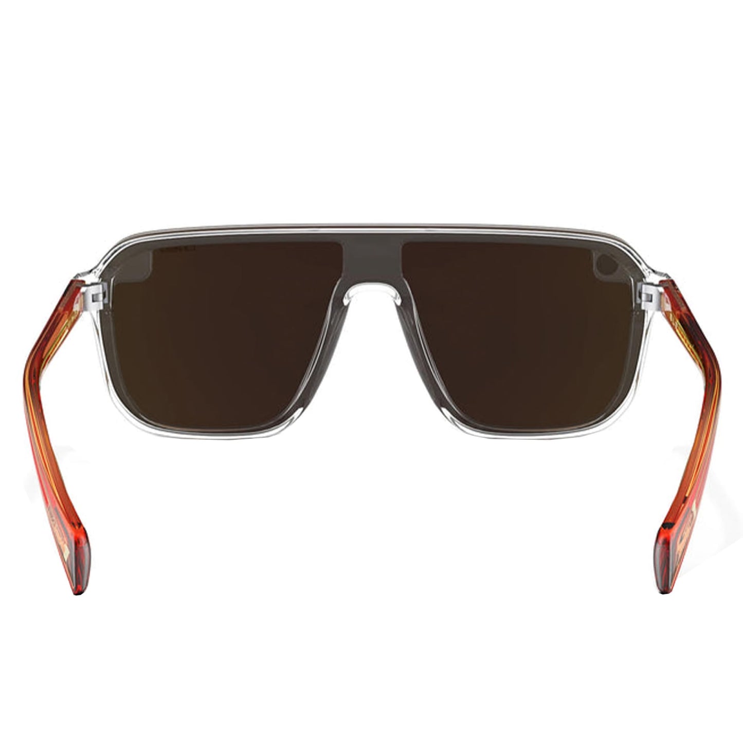 Blenders Eyewear Meister X2 - Polarized Sunglasses with Durable Single Lens, Adjustable Temples - 100% UV Protection - For Men & Women - Orange