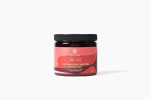 As I Am Long and Luxe Curl Enhancing Smoothie 16 oz - Lightweight Coil Defining Creme for Hi-Definition, Hydrated Curls and Coils - Enriched