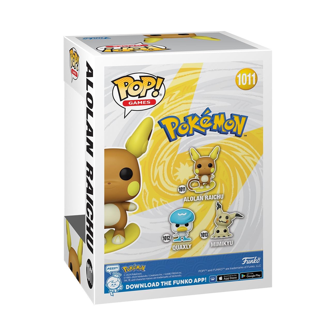 Funko Pop! Games: Pokemon - Raichu (Alolan) - Collectable Vinyl Figure - Gift Idea - Official Merchandise - Toys for Kids & Adults - Video Games Fans…