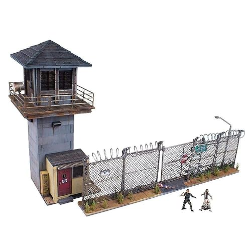 McFarlane Toys Building Sets -The Walking Dead TV Prison Tower & Gate Building Set