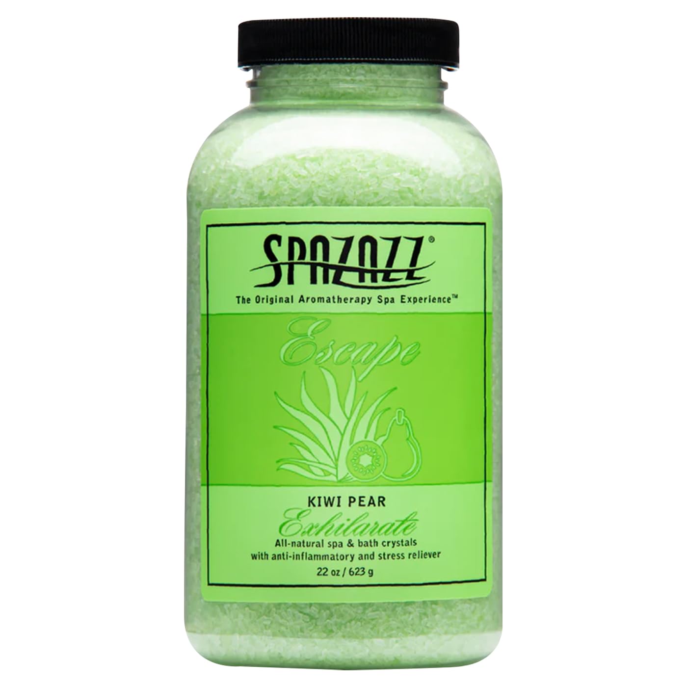 Spazazz Kiwi Pear Crystals (22 oz) (2 Pack) Beauty and Personal Care Spazazz