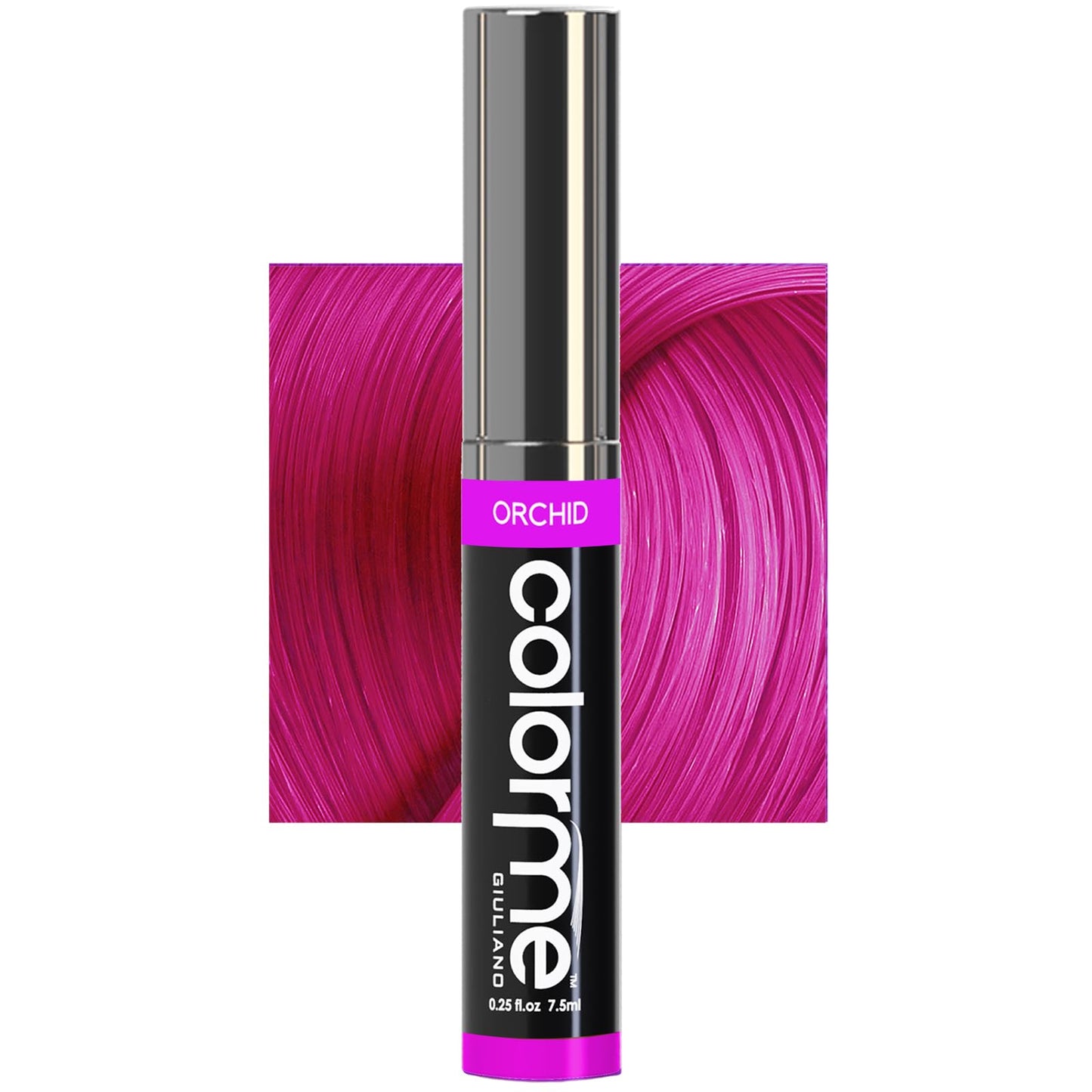 Colorme Root Touch Up Temporary Hair Mascara to color and Blend Semi Permanent Dye regrowth. Washes Out (ORCHID)