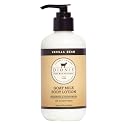 Dionis Goat Milk Lotion - Moisturizing Body Lotion for Dry Skin, Sensitive Skin Safe, Lightweight Non-Greasy Formula, Lotion Pump - Vanilla Bean 8.5