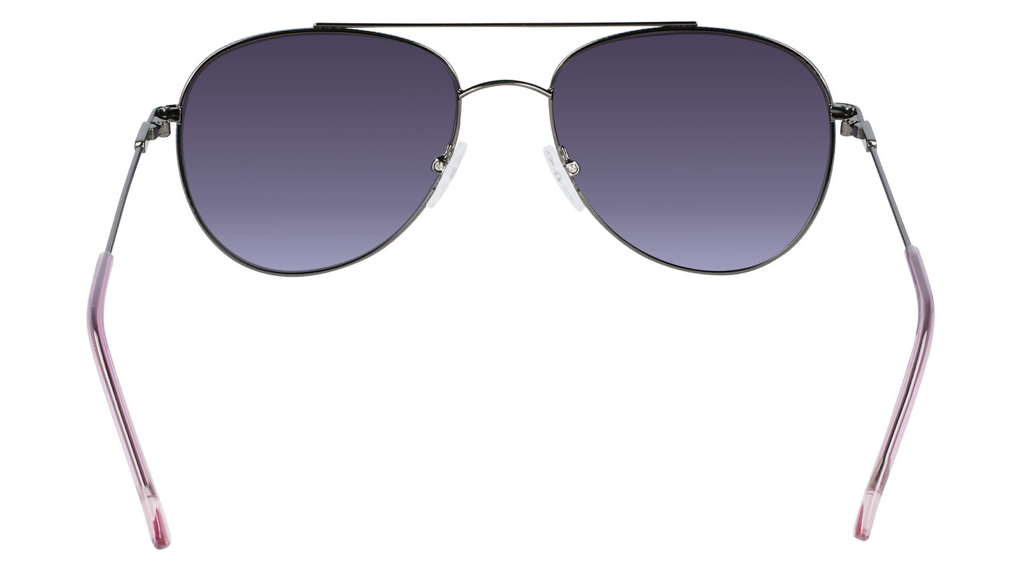 Calvin Klein Sunglasses CK20120S (008 Gunmetal with Purple Gradient Lenses) One Size