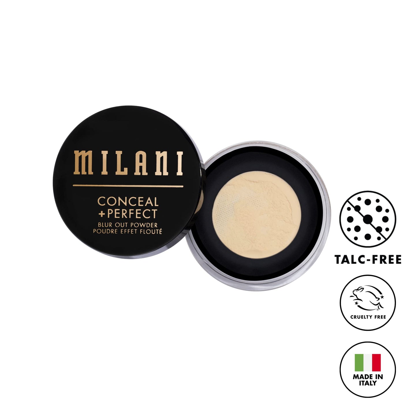 Milani Conceal + Perfect Setting Powder Makeup -Translucent Blur Out Talc-free Formula, Pore Blurring Filtered Finish Beauty & Personal Care Milani