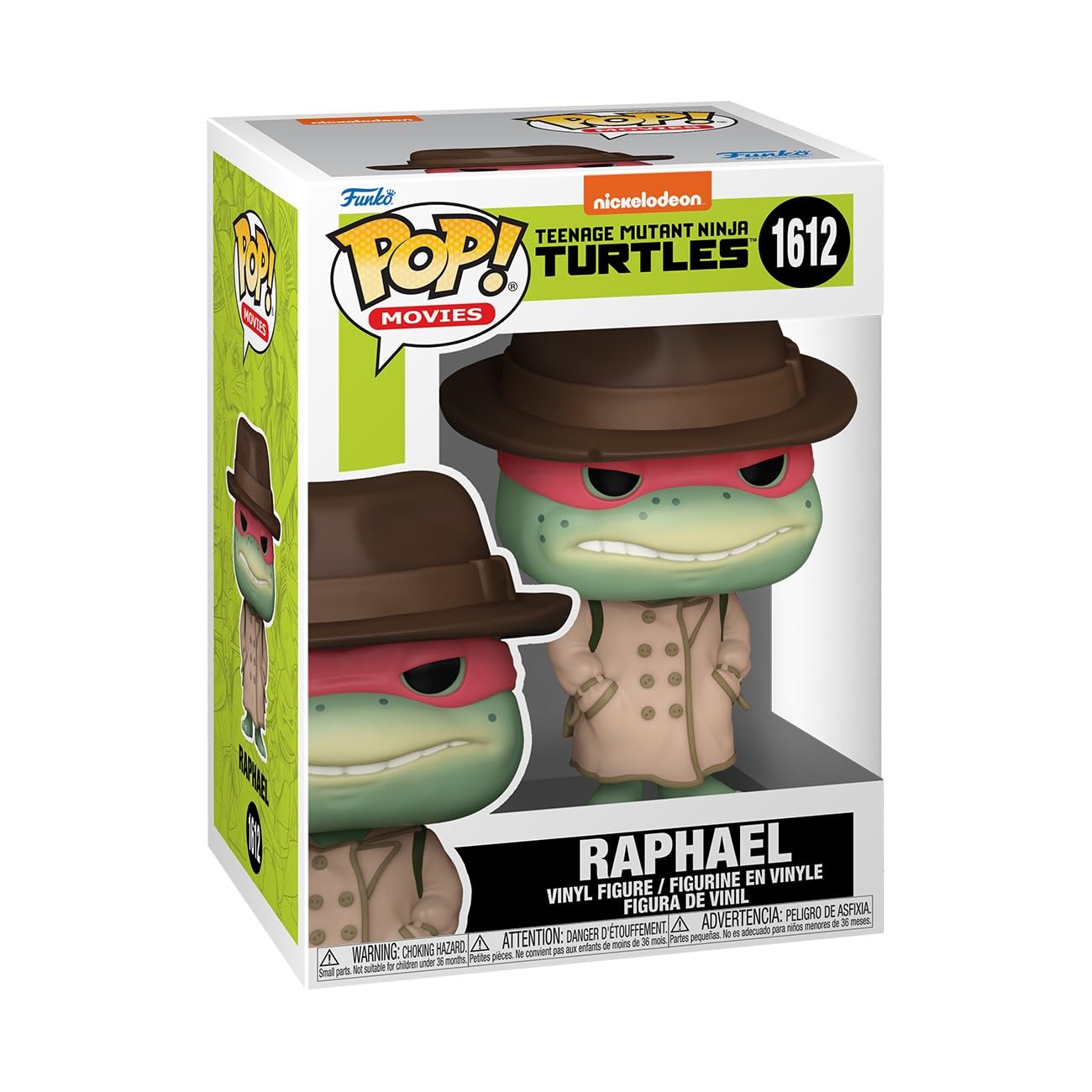 Funko POP! Movies: Teenage Mutant Ninja Turtles (TMNT) - Raphael with Coat & Hat - Collectable Vinyl Figure - Gift Idea - Official Merchandise…