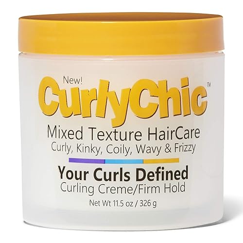 CURLYCHIC Mixed Texture Haircare Creamy Leave In Conditioner, 11.5 Ounce