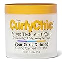 CURLYCHIC Mixed Texture Haircare Creamy Leave In Conditioner, 11.5 Ounce