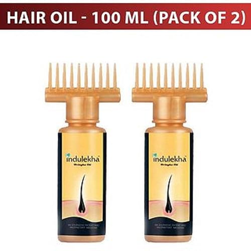 Indulekha Bhringa Hair Oil 100 ml (Pack of 2)
