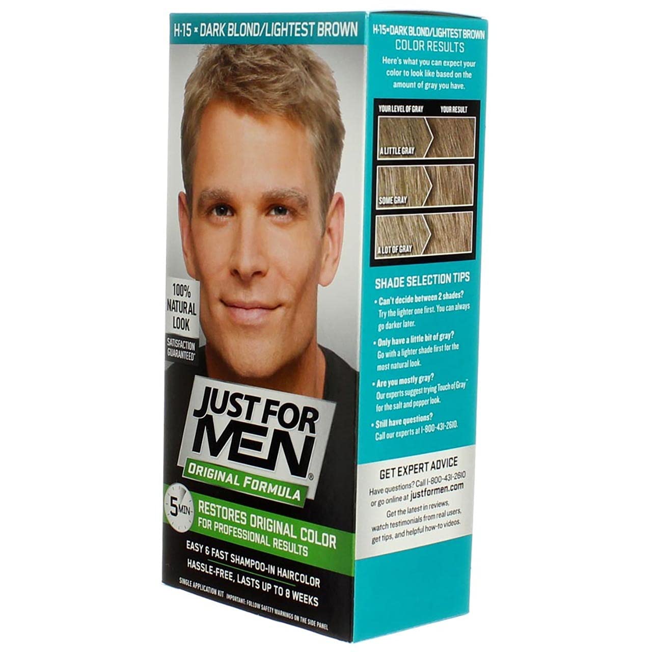 JUST FOR MEN Hair Color H-15 Dark Blond 1 Each (Pack of 6)