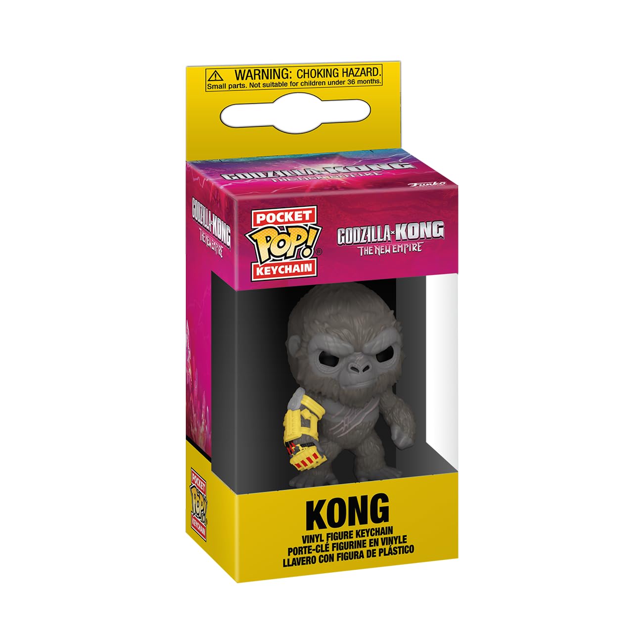 Funko POP! Keychain: Godzilla X King Kong: The New Empire - King Kong With Mechanical Arm - Godzilla Vs Kong Novelty Keyring - Collectable Mini…