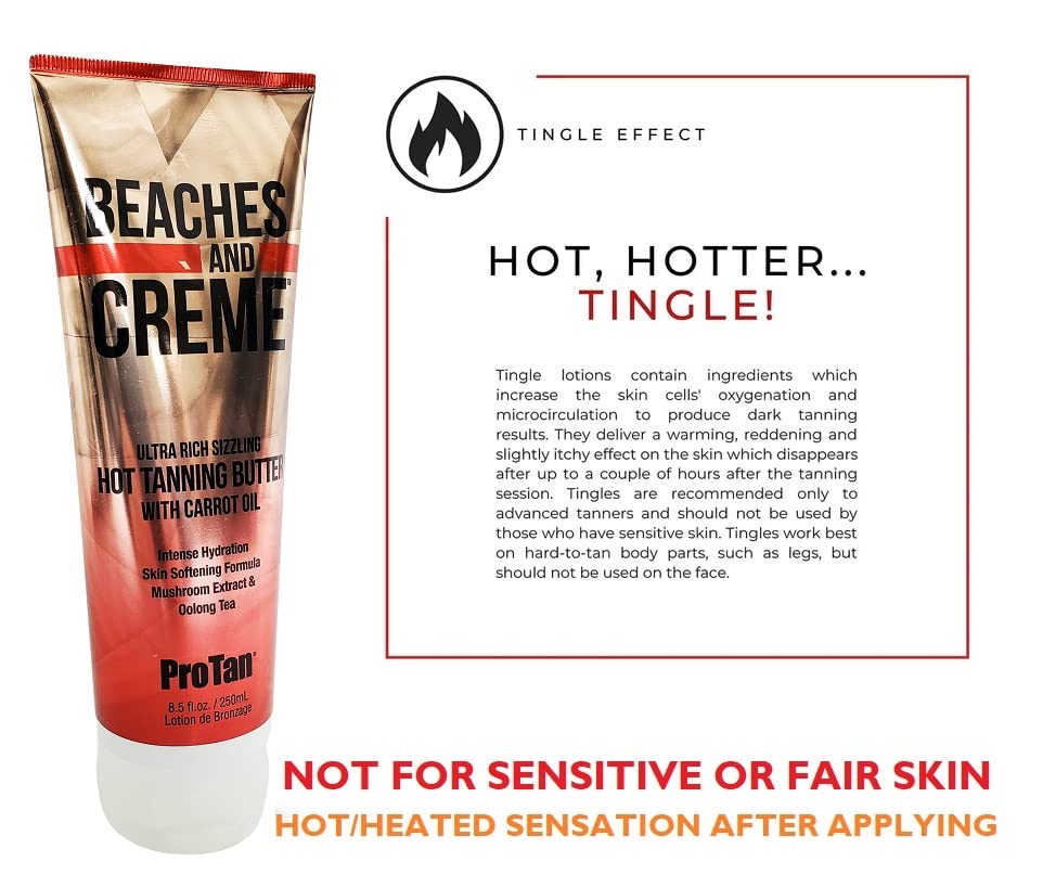 Beaches & Creme Sizzling Hot Tanning Butter 8.5oz