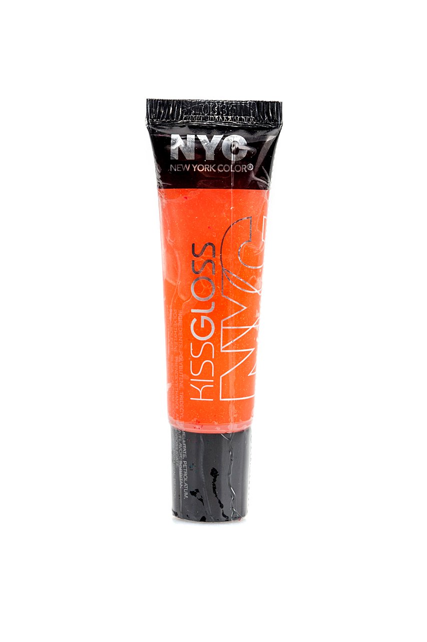 NYC Kiss Gloss, Tribeca Tangerine 534, 0.31 fl oz (9.4 ml)