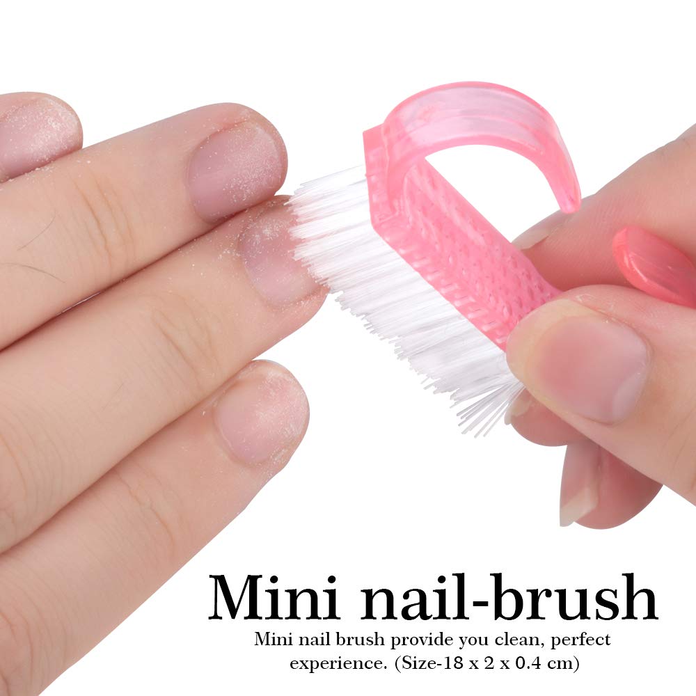 3pcs Double Sided Rectangular Nail File and Buffer, Buffer Block Sponge Polished, Nail Brush, Come with Cuticle Nipper and Pusher, Perfect Manicure