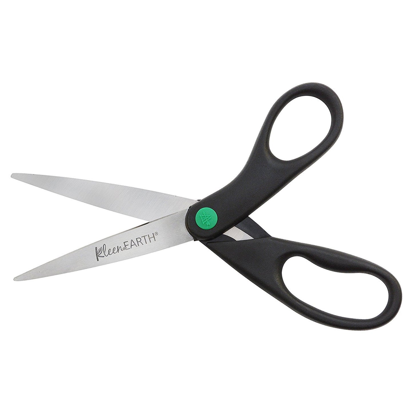 Westcott 15179 8-Inch KleenEarth Recycled Scissors For Office and Home, Black, 2 Pack