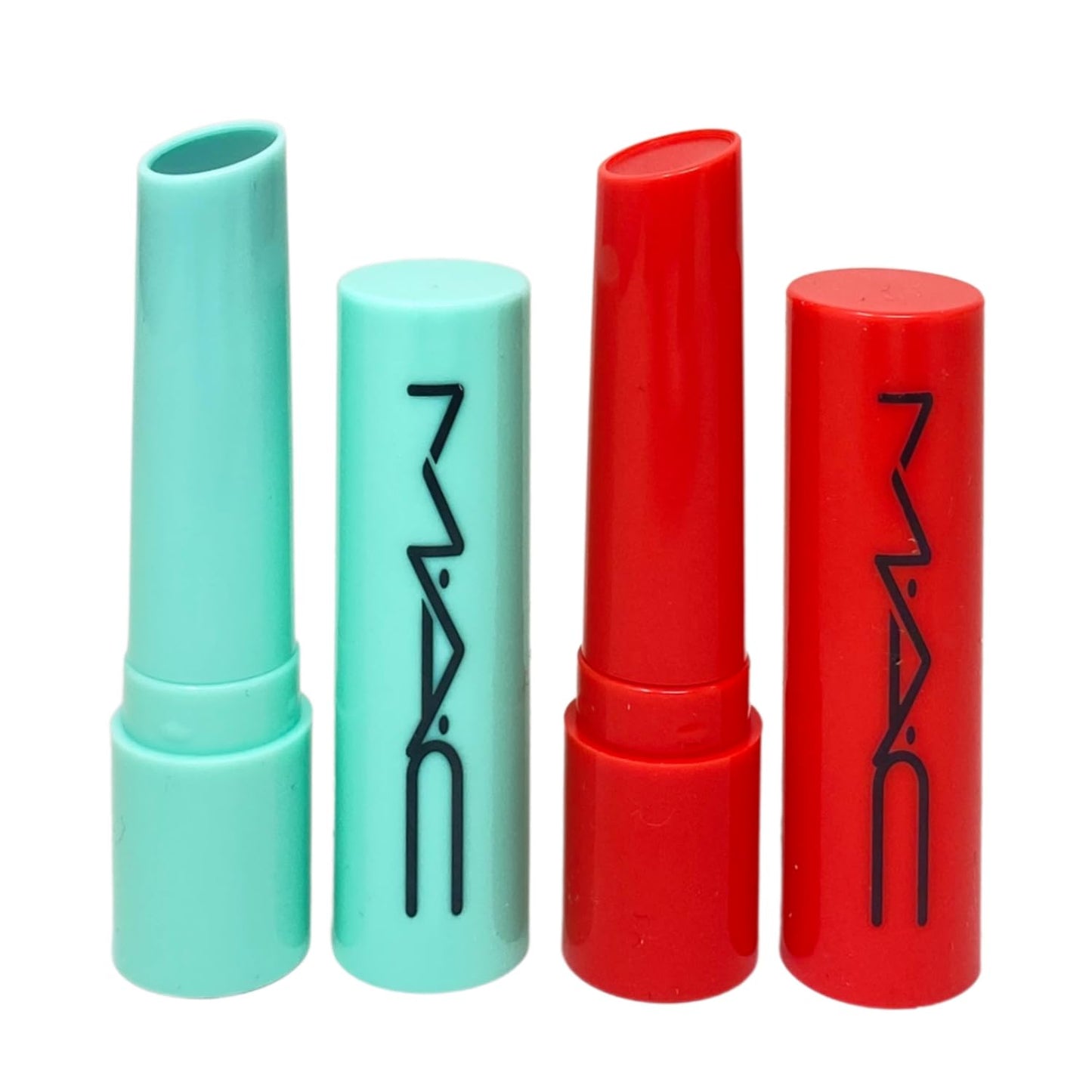 MAC M·A·C Cosmetics Holiday Exclusive Squirt Alert Plumping Lip Gloss Stick Duo Set - Mint To Be/Heat Sensor