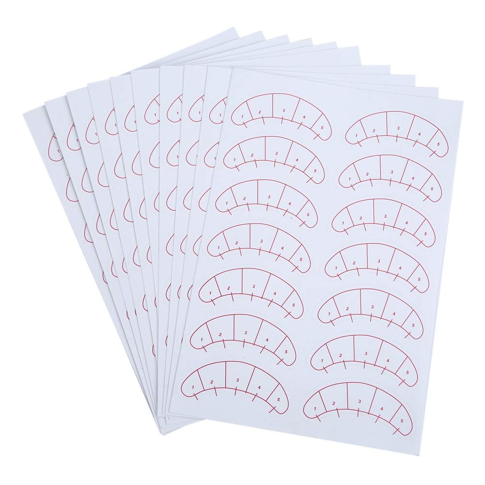 140 Pcs Eyeshadow Shields Eyeshadow Tape - Lash Map Under Eye Stickers Eyelashes Stickers for Lash Beginner Training and Practice Eyeliner, Lip