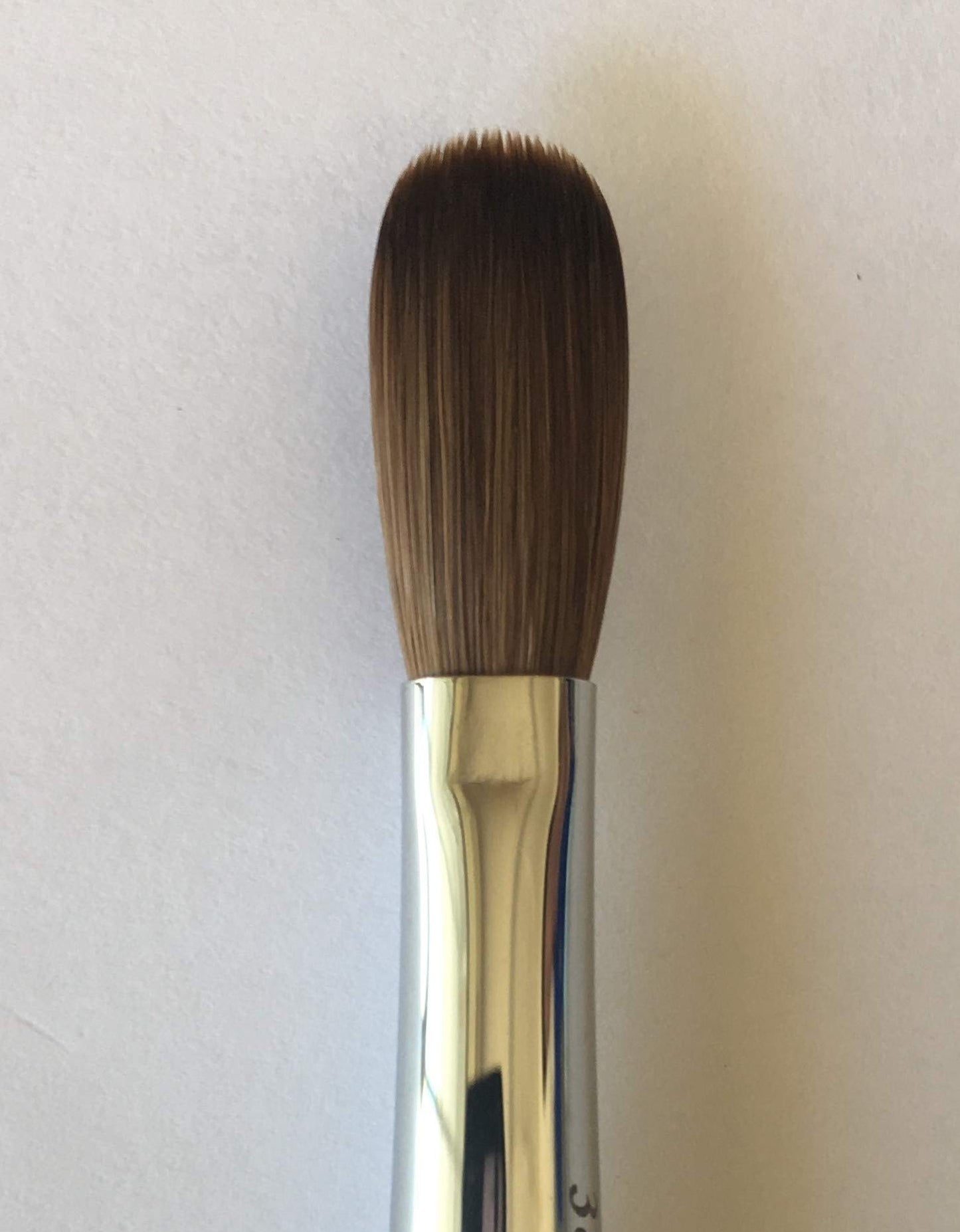 Blue Handle CRIMPED 100% Kolinsky Acrylic Nail Brush (Crimped 8) Beauty & Personal Care Blue Handle